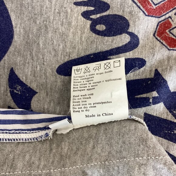 Fornarina Stiped Sleeveless Button Front with Beaded Appliques - Picture 9 of 9